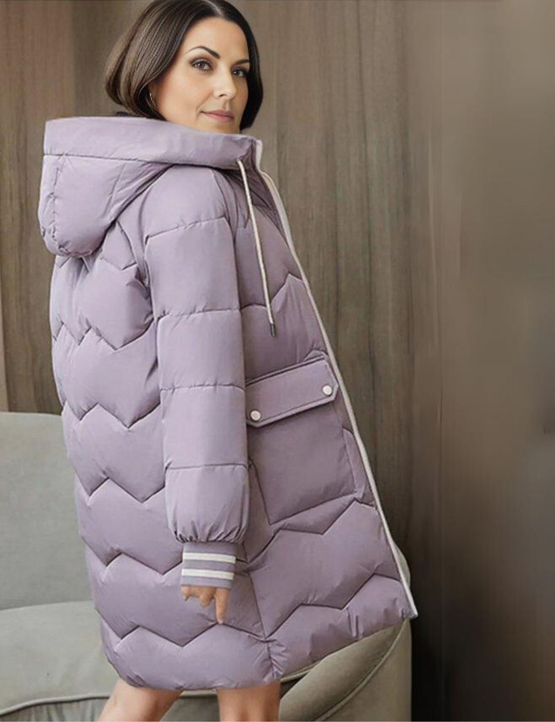 Winterparka mit Kapuze für Damen
