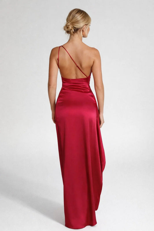 Zara Women's Elegant Maxi Dress – Chic One-Shoulder Design for Special Occasions 1