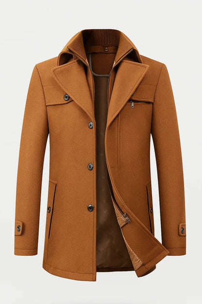 Zarco Herren Jacke – Klassischer Reverskragen für Eleganz im Winter 1