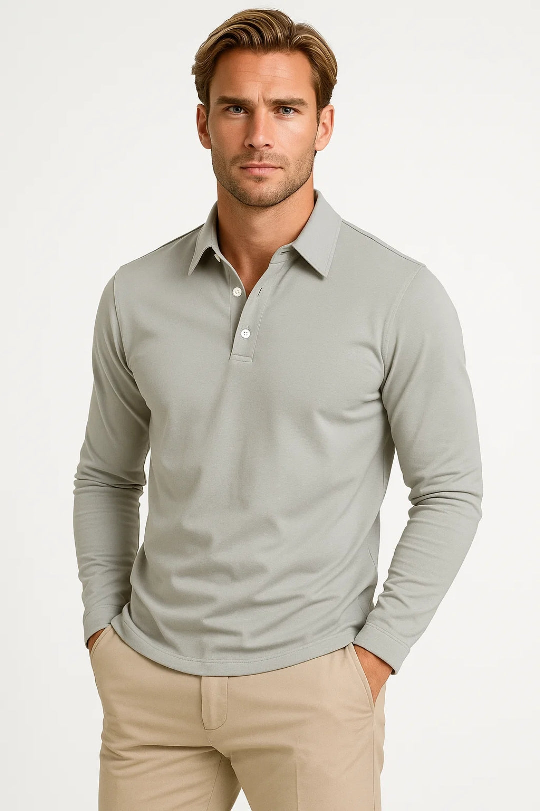 Zaro Herren Poloshirt – Eleganter Slim-Fit Stil für Vielseitige Anlässe 4