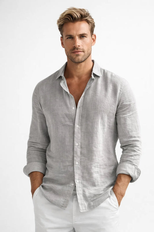 Zesty Men's Casual Shirt – Comfortable Loose Fit for Everyday Wear 0