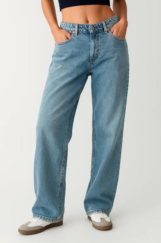 Zesty Women's Baggy Jeans – Relaxed Fit for Effortless Urban Style 0