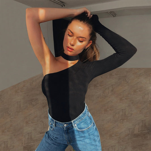 Zesty Women's Bodysuit – Chic Fitted Design for Evening Elegance 1