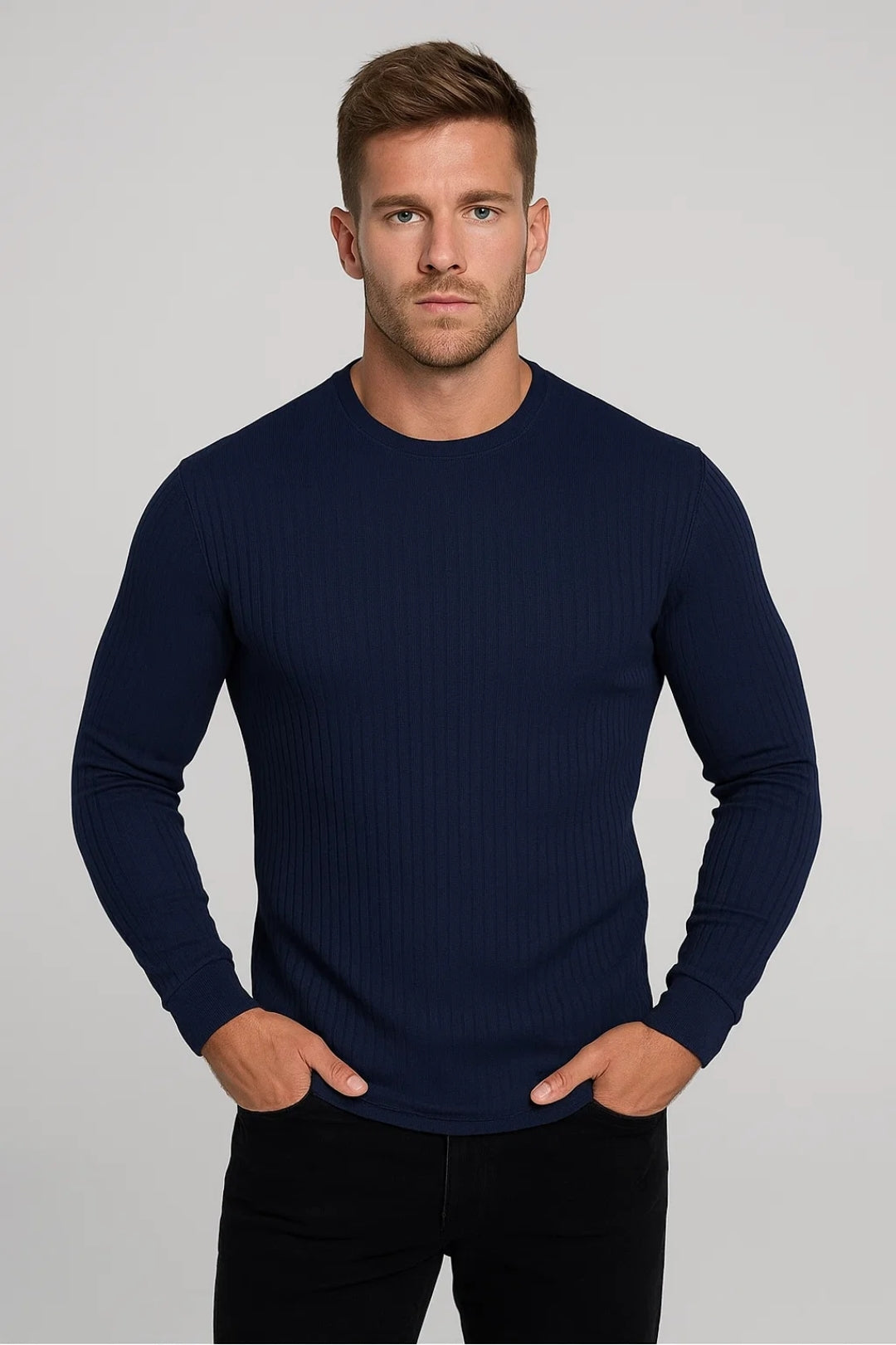 Zylo Herren Langarmshirt – Stilvolles Slim-Fit Design für Vielseitige Anlässe 1
