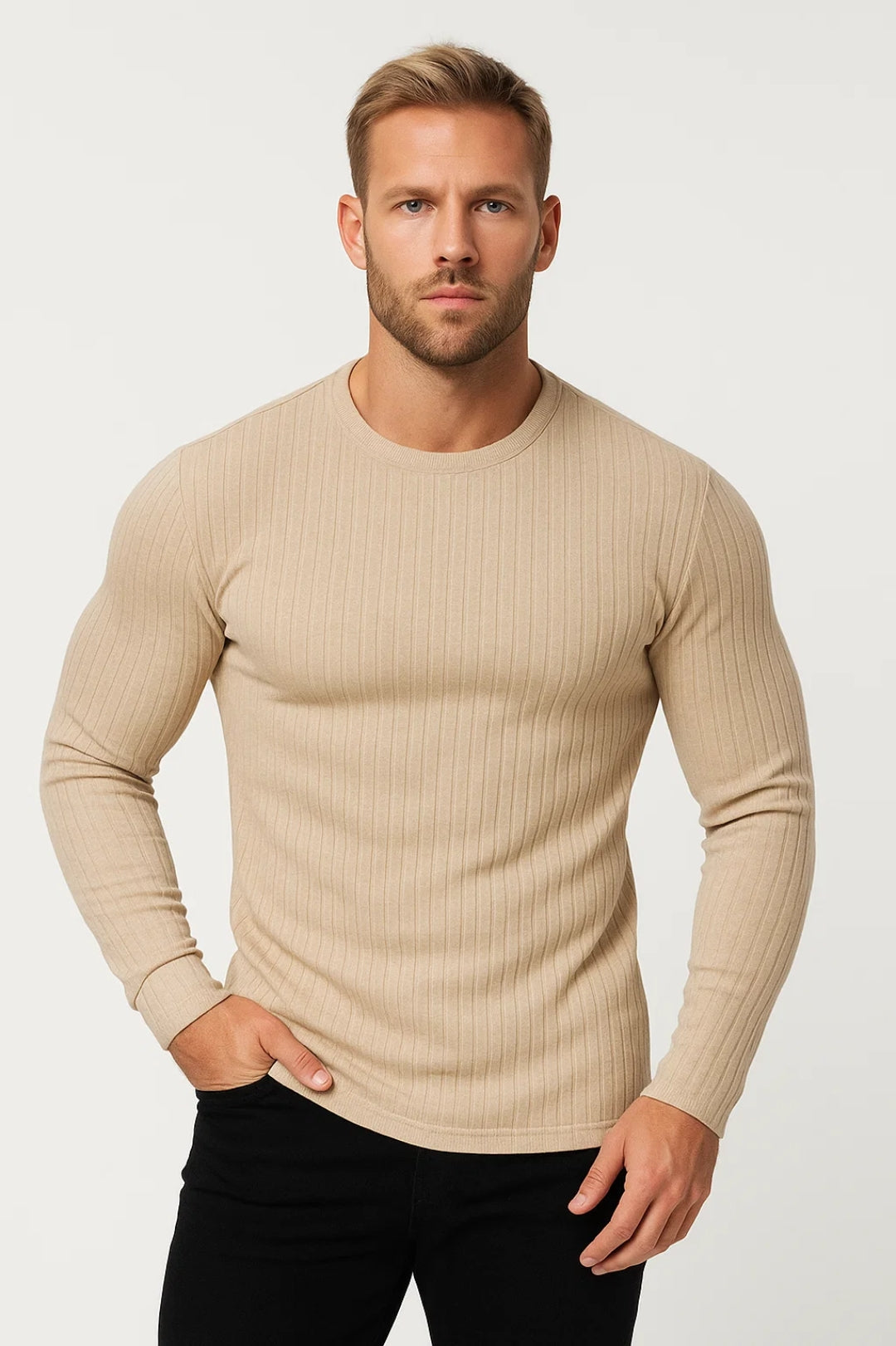 Zylo Herren Langarmshirt – Stilvolles Slim-Fit Design für Vielseitige Anlässe 2