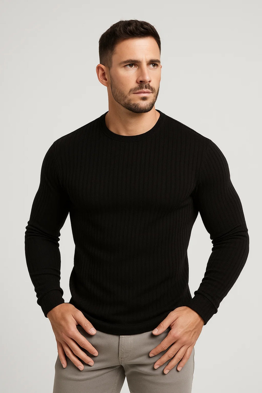 Zylo Herren Langarmshirt – Stilvolles Slim-Fit Design für Vielseitige Anlässe 3