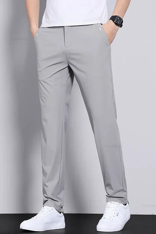 Zylo Men's Casual Trousers – Lightweight Quick-Drying Comfort 1