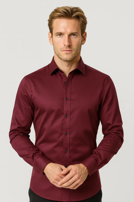 Zylo Men's Fitted Shirt – Tailored Comfort for Every Occasion 0