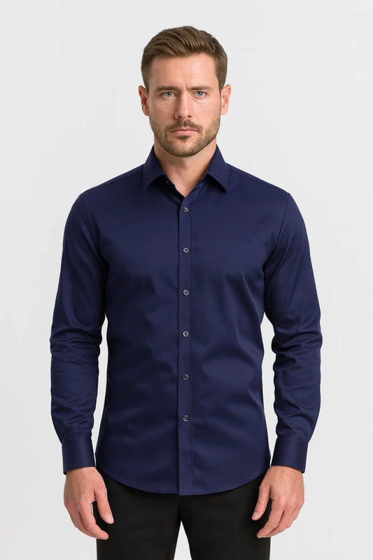 Zylo Men's Fitted Shirt – Tailored Comfort for Every Occasion 2