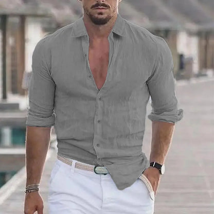 Zylo Men's Long Sleeve Polo Shirt – Lightweight Comfort for Any Occasion 9