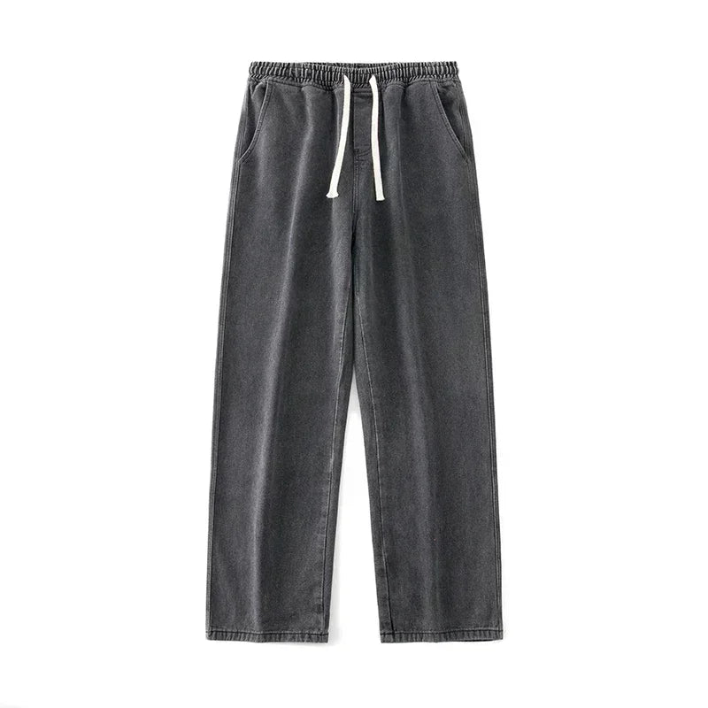 Zylo Men's Streetwear Loose Jeans – Trendy Wide Leg Comfort 5