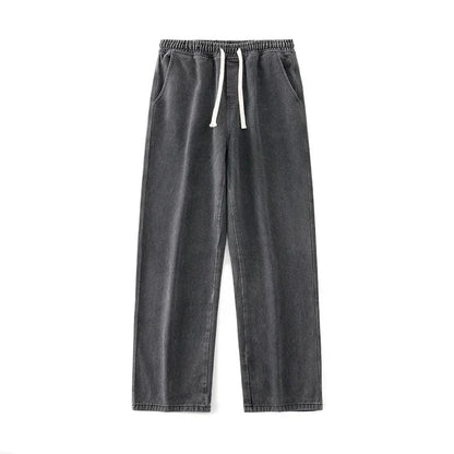 Zylo Men's Streetwear Loose Jeans – Trendy Wide Leg Comfort 5