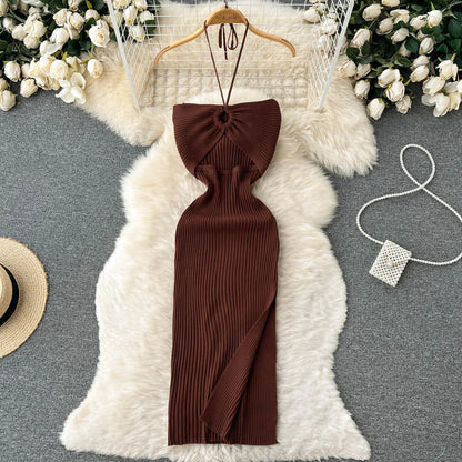 Zyra Women's Chic Bodycon Dress – Elegant Split Design for Summer Fun 10