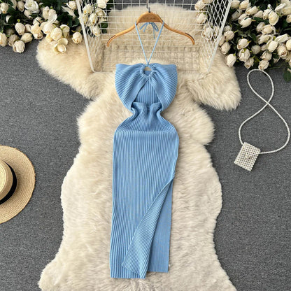 Zyra Women's Chic Bodycon Dress – Elegant Split Design for Summer Fun 14