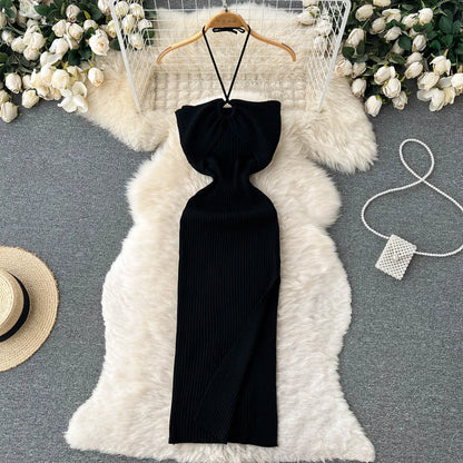 Zyra Women's Chic Bodycon Dress – Elegant Split Design for Summer Fun 3
