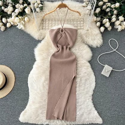 Zyra Women's Chic Bodycon Dress – Elegant Split Design for Summer Fun 6