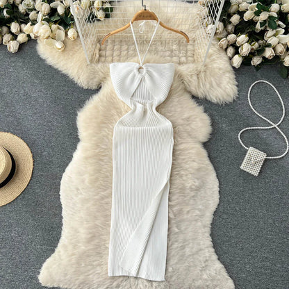 Zyra Women's Chic Bodycon Dress – Elegant Split Design for Summer Fun 9