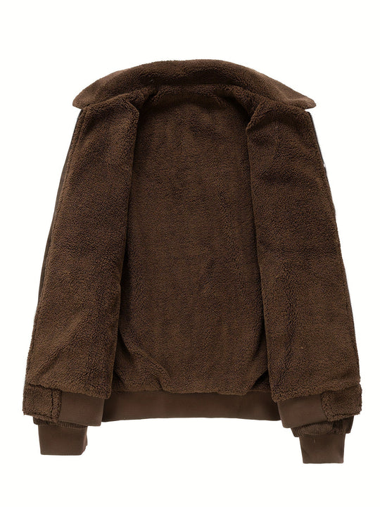 Bayardo | Gestreifte Corduroy-Fleecejacke für Herren