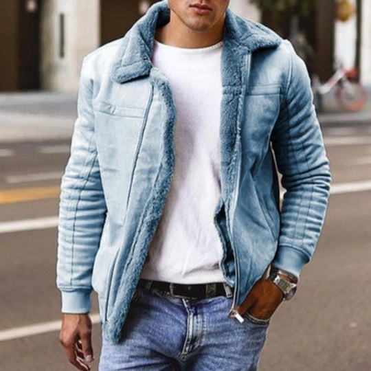Bojan | Dicke Zip-Up-Jacke für Herren