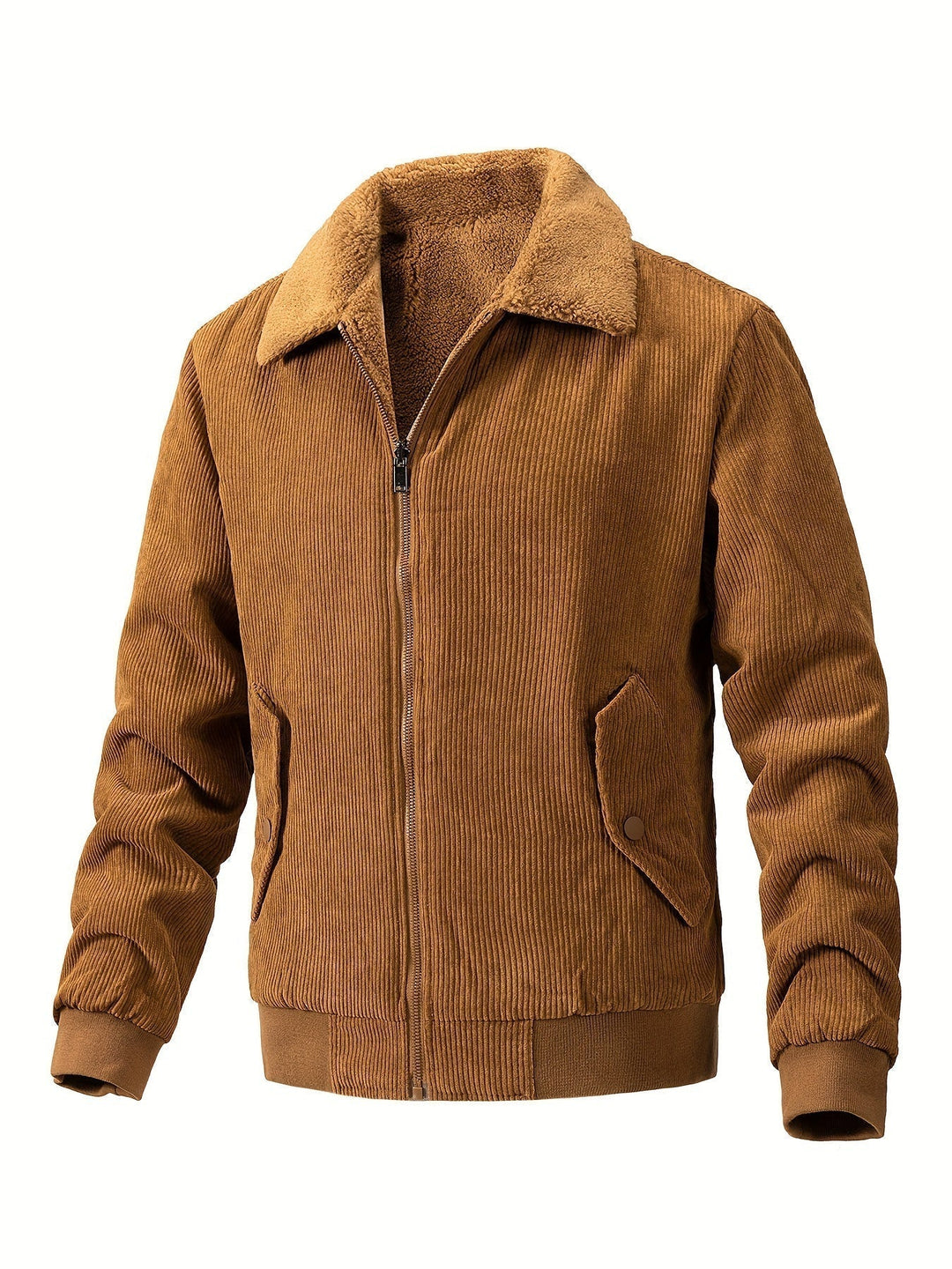 Bayardo | Gestreifte Corduroy-Fleecejacke für Herren