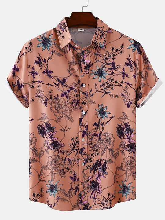 Adalhard | Trendiges Blumenshirt für Herren