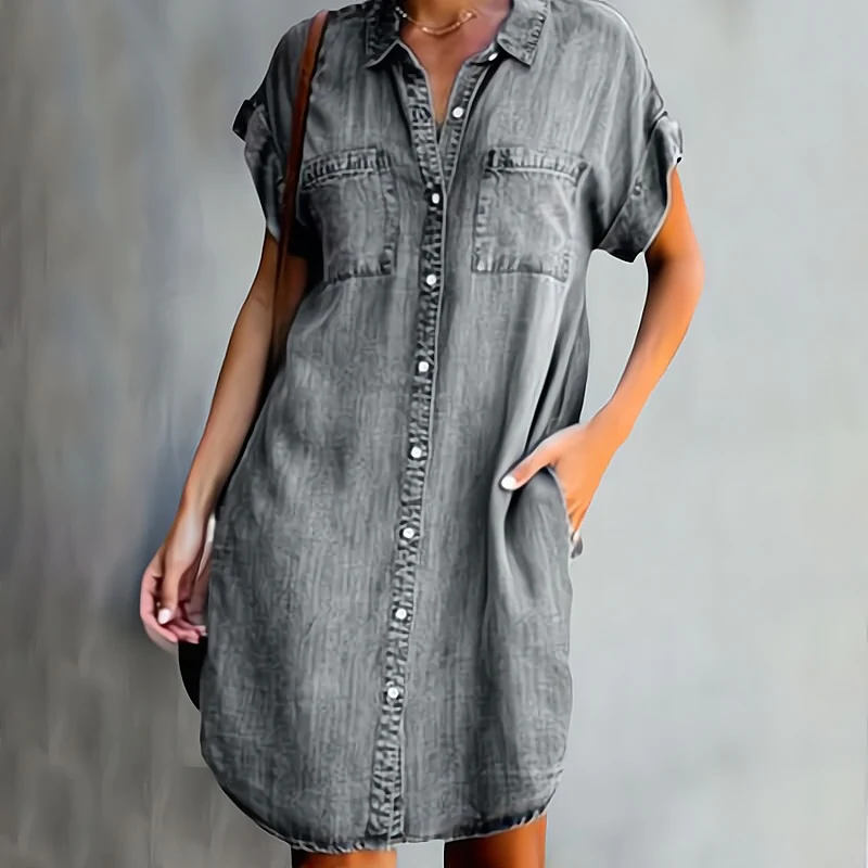 Christina | Zeitloses Denim-Kleid für Damen