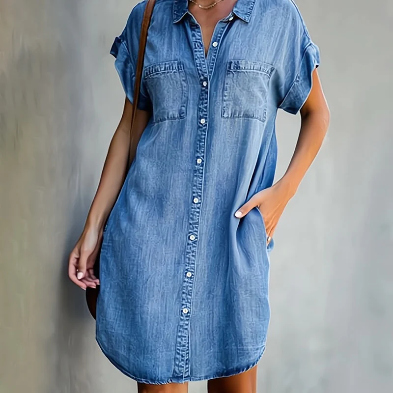 Christina | Zeitloses Denim-Kleid für Damen