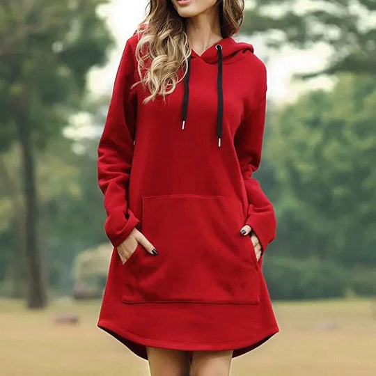 Cordula | Kapuzenkleid aus Strick für Damen