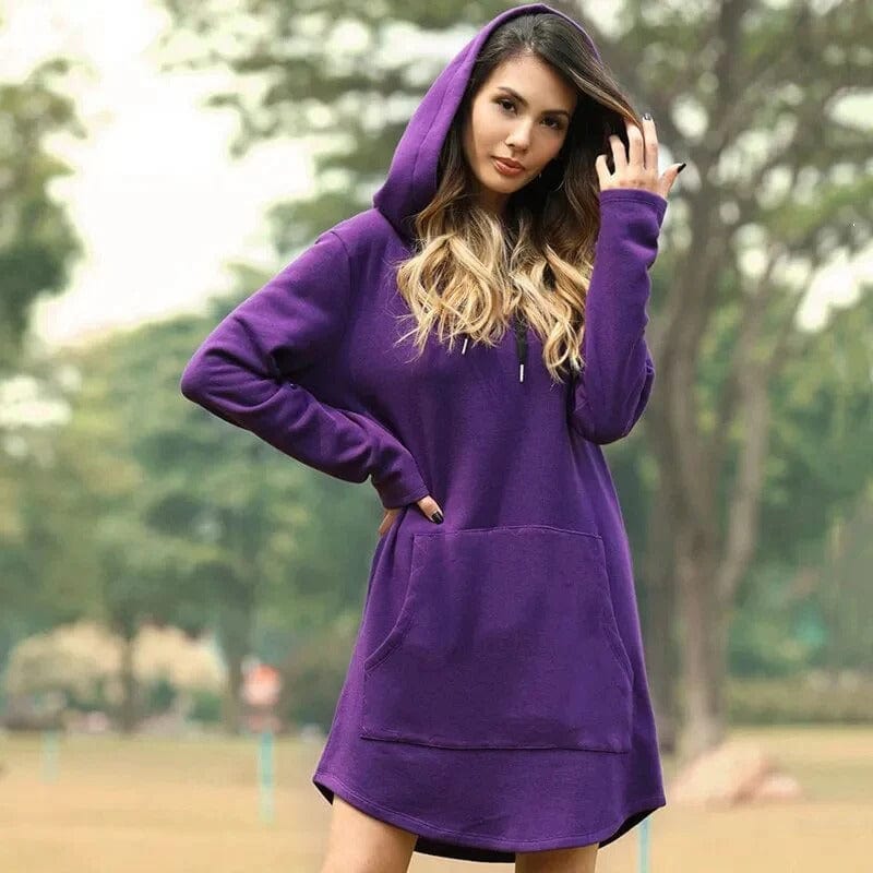 Cordula | Kapuzenkleid aus Strick für Damen