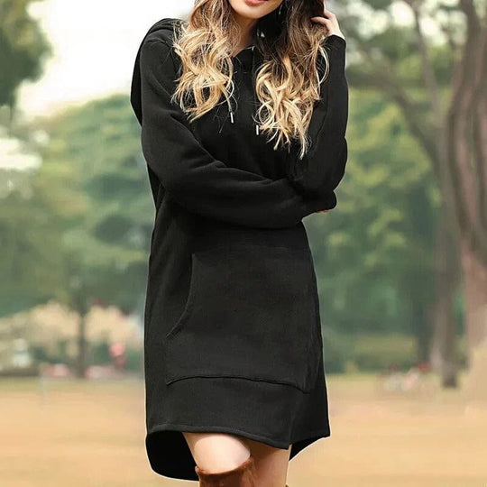 Cordula | Kapuzenkleid aus Strick für Damen
