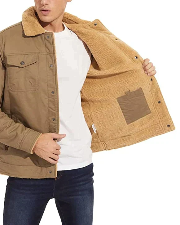 Anfrit | Bomberjacke mit Wollfutter für Herren