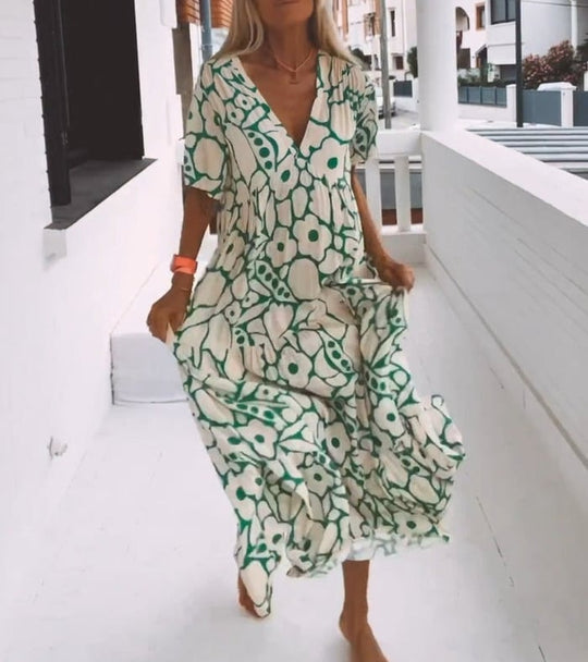 Charline | Wunderschönes Blumenkleid für Damen