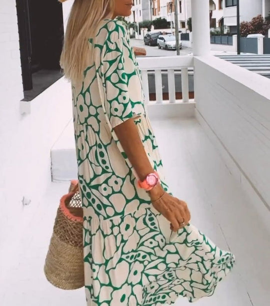 Charline | Wunderschönes Blumenkleid für Damen