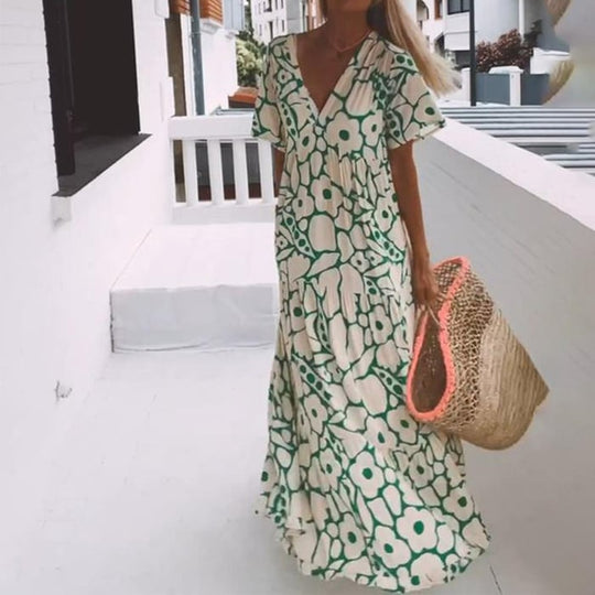 Charline | Wunderschönes Blumenkleid für Damen
