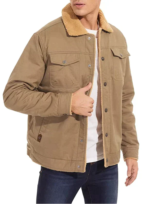 Anfrit | Bomberjacke mit Wollfutter für Herren