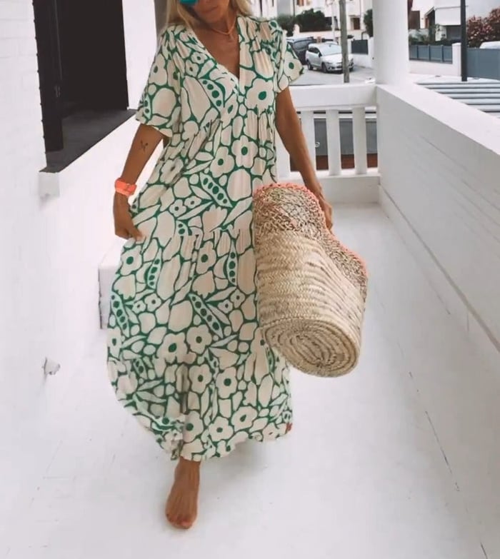 Charline | Wunderschönes Blumenkleid für Damen