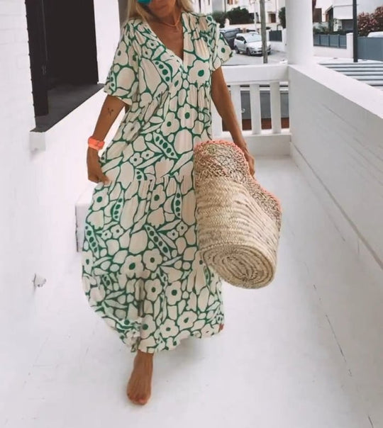 Charline | Wunderschönes Blumenkleid für Damen