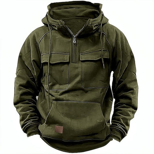 Ademar | Bequemer Zip-Up Hoodie für Herren