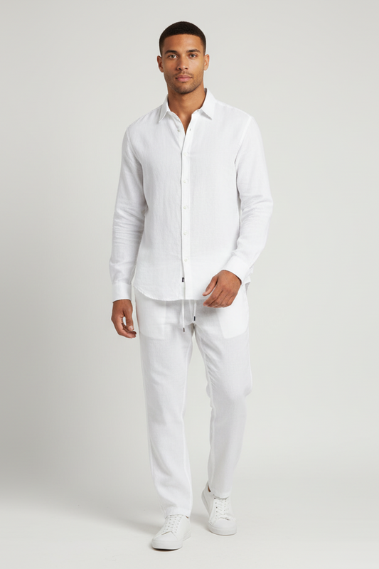 Set Men - Linen Breathable Summer Outfit
