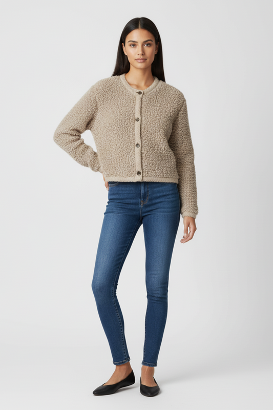 Cardigan Women - Fleece Warm Soft Cardigan