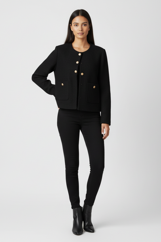 Cardigan Women - Knit Warm Everyday Cardigan with Button Front