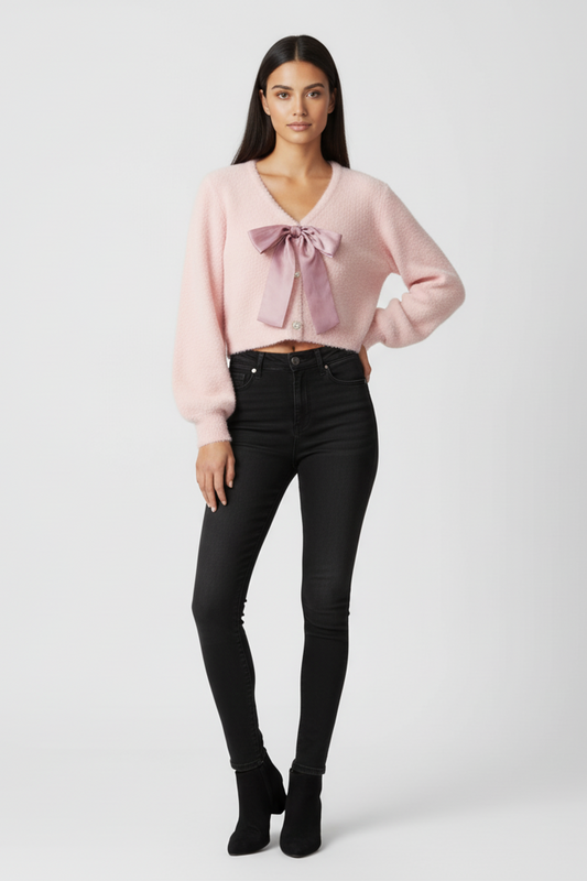 Cardigan Women - Knit Loose Fit Cardigan