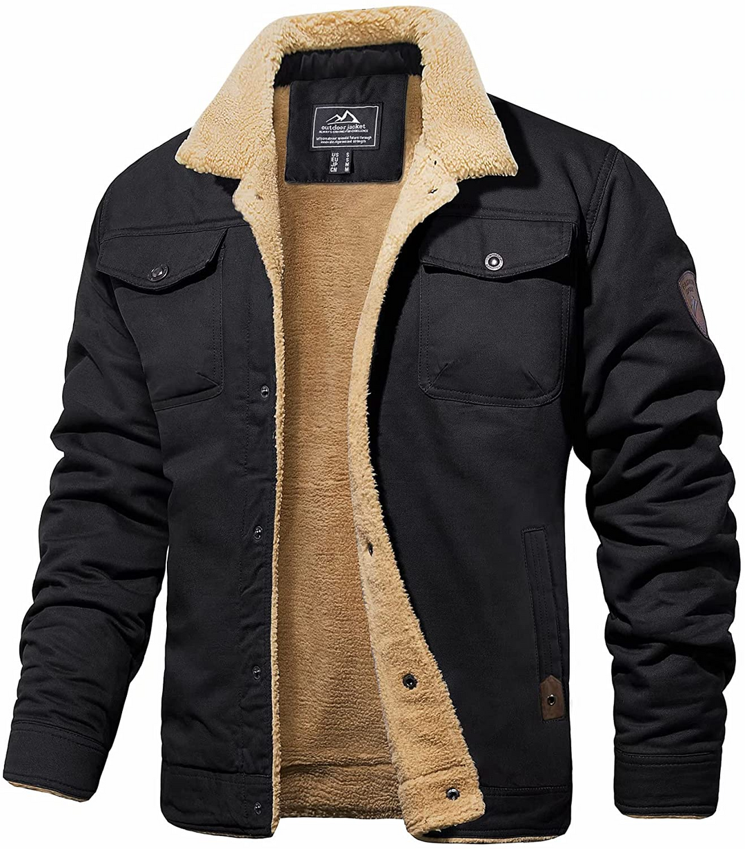 Anfrit | Bomberjacke mit Wollfutter für Herren