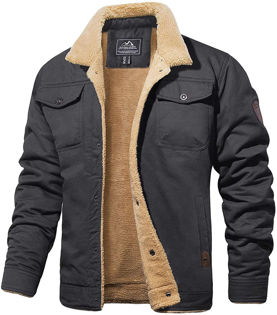Anfrit | Bomberjacke mit Wollfutter für Herren