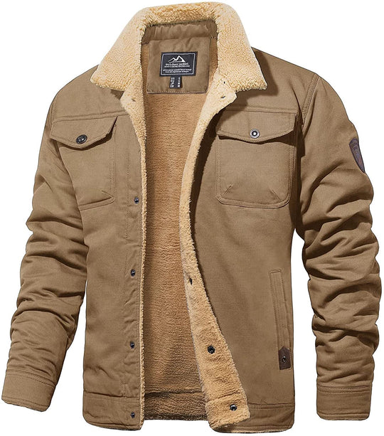 Anfrit | Bomberjacke mit Wollfutter für Herren