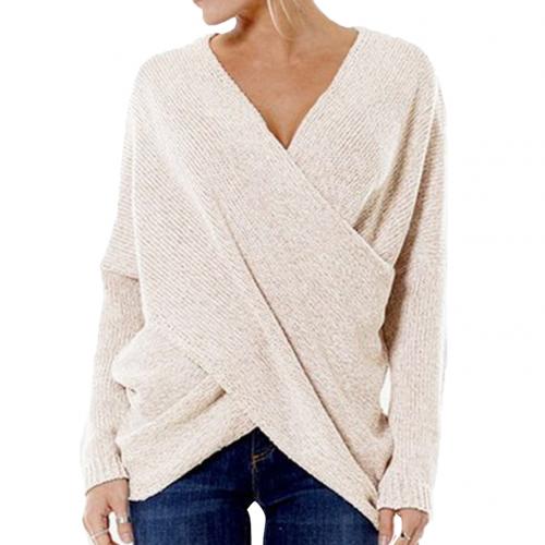 Bettina | Trendiger Pullover mit Kreuzdetail für Damen