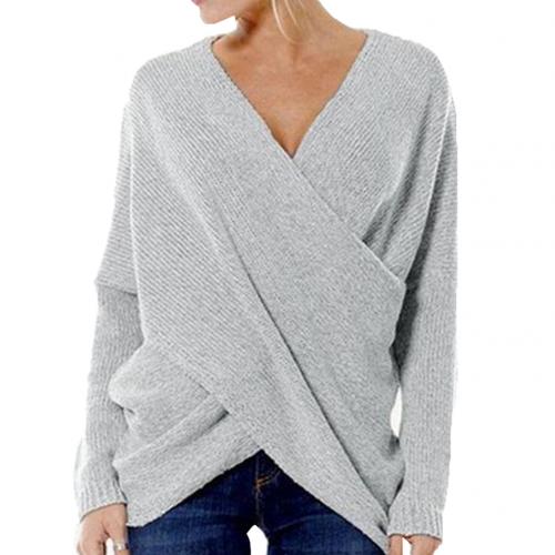 Bettina | Trendiger Pullover mit Kreuzdetail für Damen