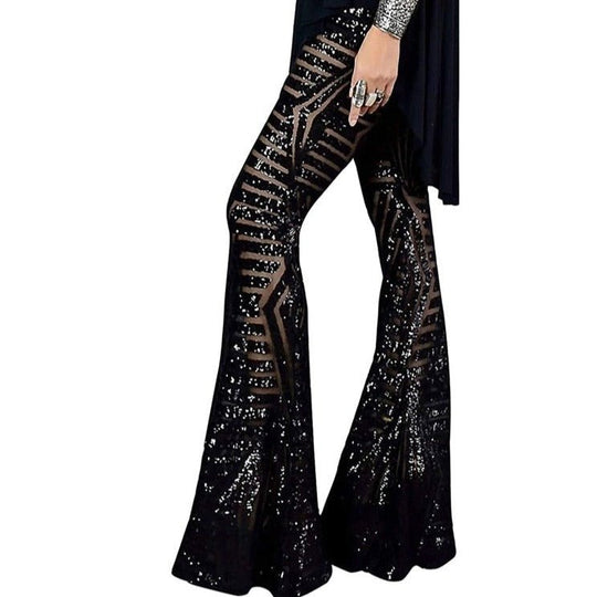 Cläre | Lässige Paillettenhose für Damen
