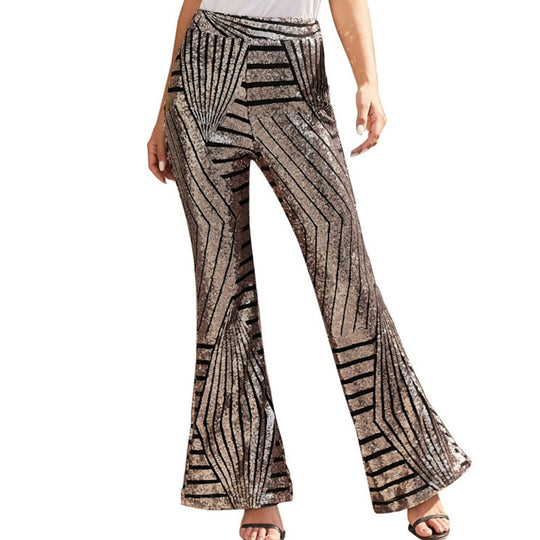 Cläre | Lässige Paillettenhose für Damen