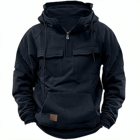 Ademar | Bequemer Zip-Up Hoodie für Herren